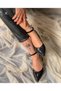 Dubai Black Patent Leather 5 cm Heel Sandals - 5