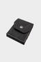 Reno Genuine Leather Vertical Snap Wallet Black