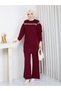 Tunic Set with Sim Detailed Knitwear Pants - 4