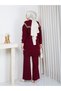Tunic Set with Sim Detailed Knitwear Pants - 5