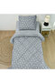 Single Double-Sided Star Patterned Wellsoft Quilt 155X215 + 1 Pillowcase - 4