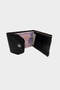 Reno Genuine Leather Vertical Snap Wallet Black - 5
