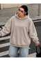 3 Yarn Combed Cotton Plus Size Unisex Sweatshirt Me1