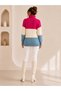 Colorful Knitted Detailed Crew Neck Knitwear Sweater - 2