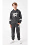 Varsity 84 Appliqué Embroidered Top and Bottom Boys' Tracksuit Set - 4