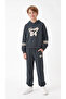 Varsity 84 Appliqué Embroidered Top and Bottom Boys' Tracksuit Set - 4