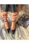 Dubai Black Patent Leather 5 cm Heel Sandals - 3