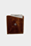 Reno Genuine Leather Vertical Snap Wallet Brown - 2