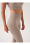 Motion Cross Waist Leggings Mink - 4