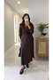 Wiofra Brown Trench Shirt - 4