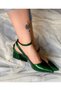 Dubai Green Silvery 5 cm Heel Sandals - 7