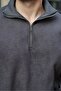 Smoked Zipper Detailed Stand Collar Fleece Men's Tracksuit Set E7372 - 5