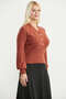 Button Detailed Knitwear Sweater - Tan - 3