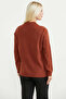 Collared Buttoned Knitwear Cardigan - Tile - 6