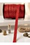 French Gold Glitter Detailed Flat Cord - 8mm - 20 Meters