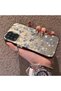 Samsung Galaxy A12/M12 Compatible Blue Flower and Ribbon Hard Phone Case, Impact Protection - 2