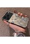 iPhone 17 Pro Max Compatible Blue Floral and Ribbon Hard Phone Case, Shock Protection - 2