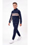 Active Printed Striped Boys' Tracksuit Set - 2