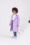 Girl's Trench Coat with Belt, Stylish Seasonal Oversized Trench Coat - 3