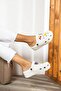 Novelido High Sole Black - White - Pink Women's Sabo Slippers with Massage Sole, Light and Fruity 251 - 2