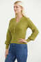 Button Detailed Knit Sweater - Green - 2