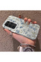 Samsung Galaxy S23 Ultra Compatible Blue Flower and Ribbon Hard Phone Case, Shock Protection - 2
