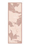 Powder Lavin Pattern Crepe Silk Shawl - 3