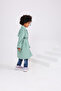 Girl's Trench Coat with Belt, Stylish Seasonal Oversized Trench Coat - 3