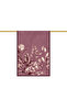 Plum Hazan Pattern Silk Cotton Sofia Shawl