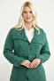 Beli Belted Long Knit Cardigan - Green - 3