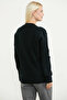 Ribbed Pocket Detailed Knitwear Cardigan - Black - 6