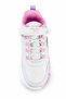 Girl's Silver Pink Glittery Heart Patterned Velcro Casual Sports Shoes - 4