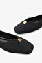 Corinne Women's Ballet Flats - Black Nubuck - 4