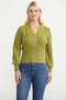 Button Detailed Knit Sweater - Green