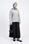 سترة ليما كاجوال مطبوعة من الأمام من القطن الممشط - رمادي - 2