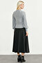 Button Detailed Knitwear Sweater - Gray - 6