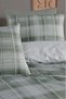 Dream Cotton Oxford Green 100% Cotton Poplin Double Duvet Cover Set - 3