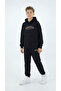 Embroidered Boys' Hooded Kangaroo Pocket Tracksuit Set