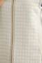 Quilted Detailed Zippered Knitwear Vest - Beige - 5