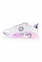 Girl's Silver Pink Glittery Heart Patterned Velcro Casual Sports Shoes - 2