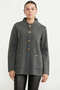 Woolen Stand Collar Knitwear Jacket - Dark Gray - 3