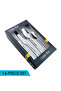 DIMA 16 Pc Stainless Steel Cutlery Set, Silver |Dinner Fork, Knife, Spoon & TeaSpoon - 7