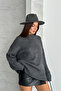 Crew Neck Oversize Women's Knitwear Sweater - 4