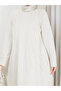 Cold Yarn Self-Flower Patterned Tunic Trousers Set - 5