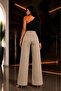 Women's Palazzo Model High Waist Jean Trousers - 3