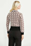 Wool Patterned Knitwear Cardigan - Black - 5