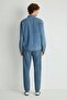 Ted Mid Blue Men's Jean Shirt M0210909-87933 - 4