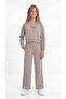Saint Troper Printed Ribbed Soft Textured-Comfort Fabric Girls' Top and Bottom Tracksuit Set - 4