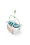 90-Pack Clothes Pegs with Hanging Basket, 7cm Small Plastic Laundry Clips with Steel Springs - 3