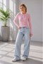Polo Collar Contrast Ribbed Buttoned Ribbed Slim Fit Long Sleeve Knitwear Sweater Aw26Kz00037 - 3